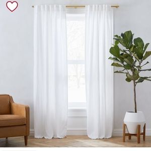 West Elm Belgian Linen Curtains